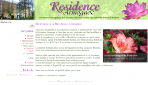 Un module javascript plutôt innovant en 2006 permet l'affichage d'un petit diaporama dès la page d'accueil