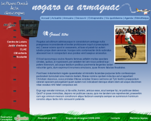 Proposition d'interface web non retenue