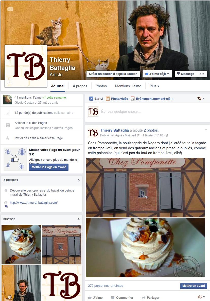 En seulement 2 semaines et 2 publications, la page Facebook a obtenu à partir de rien 41 likes et plus de 500 visualisations